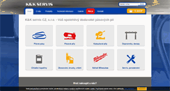 Desktop Screenshot of kkservis.cz