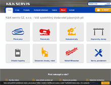 Tablet Screenshot of kkservis.cz